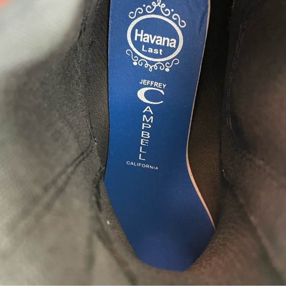 Jeffrey Campbell Havana Last Stormy Matte Point Toe Chelsea Rain Boot Women’s 7 - Picture 9 of 13